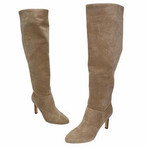 Marc Fisher LTD Zadia Tan Suede Knee High Boots